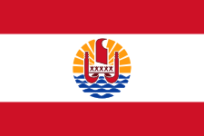 Le drapeau de la Polynésie Française