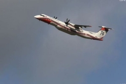 Le Dash 8 de retour à La Réunion pour lutter contre les incendies
