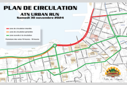 ATN Urban Run + élagage = circulation perturbée ce samedi après-midi à Papeete