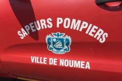 Incendie à Nouméa sur l’îlot Sainte-Marie