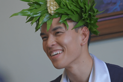 Karl Chung Tan de retour au fenua avec son écharpe de deuxième dauphin de Mister France 2025
