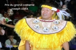 Le grand costumier Joseph Uura est décédé