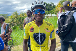 Damien Urcel de la Team Madras Cycling remporte le Critérium du Lamentin