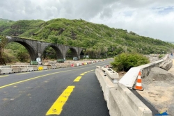 Le radier des Colimaçons à Saint-Leu ouvert à la circulation