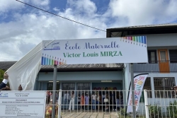 L'école maternelle Mirza à Cayenne renommée "Victor Louis Mirza"