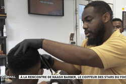 Retour aux sources pour Naash Barber, le coiffeur des footballeurs et rappeurs français, originaire de Chirongui