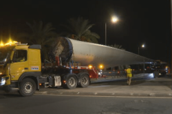 Convois exceptionnels entre Le Port et Sainte-Rose : première étape réussie !