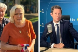 Marine Le Pen et François-Xavier Bellamy en visite en Nouvelle-Calédonie