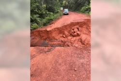 La piste Paul Isnard en Guyane interdite à la circulation