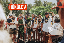 Hōkūle'a a levé les voiles !
