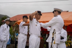 PORTRAIT. Sergent-chef James Narii reçoit la médaille militaire à Rapa, son île natale, et en fait don