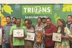 Tortues d'or: pour le tri des déchets, l'éternelle première place à Arue