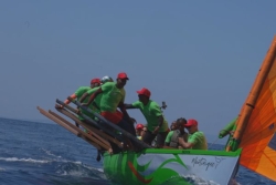 VIDEO. Conférence des nations unies sur l'Océan à Nice : la yole, ambassadrice de Martinique