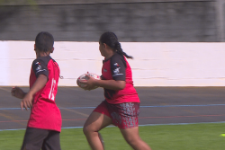 Fête du rugby : les joueurs en herbe et la délégation de Wallis-et-Futuna réunis autour d'une même passion