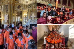 Une visite au Sénat pour les jeunes footballeurs de l'AS Pirae