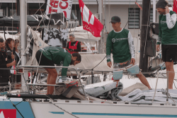 VIDEOS. Pluie, vent et émotions au départ de la Groupama Race 2025