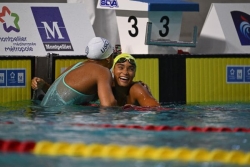La Guyanaise Analia Pigrée championne de France du 50 m nage dos 2025