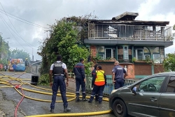 Un incendie ravage une maison à Fort-de-France