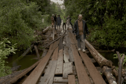 VIDÉO. À Nancibo, le pont détruit : les habitants et agriculteurs dénoncent un acte de vandalisme