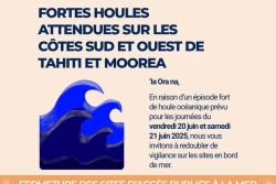 Des plages ferment suite à la forte houle