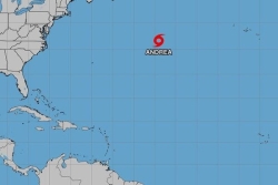 Andrea devient la première tempête tropicale de la saison dans l’Atlantique