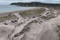 Coureurs, marcheurs, bénévoles : l'effervescence de la 41e édition des 25 km de Miquelon