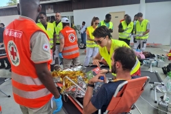 De multiples victimes prises en charge par les secours lors d'un exercice grandeur nature en Guyane