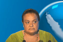 Henriette Tidjine-Hmae, maire de Poum, invitée du journal télévisé à 19h30