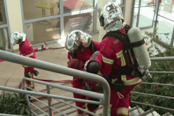 Feu fictif à l’Ehpad de Saint-Laurent pour tester la réactivité des équipes du CHU Guyane
