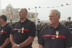 14-Juillet : quatre sapeurs-pompiers décorés lors de la prise d'armes à Saint-Pierre