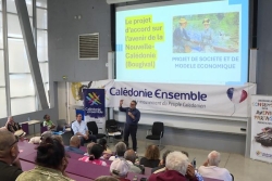Accord Nouvelle-Calédonie : "il ne faut pas perdre de temps" pour Calédonie Ensemble, qui commence les réunions publiques d'explication