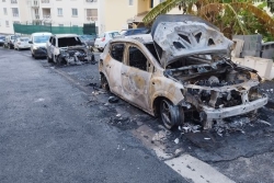 Voitures incendiées dans le quartier des Hauts Vallons
