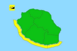 La Réunion : vigilance jaune, vagues-submersion, de 22h ce mardi à 10h mercredi