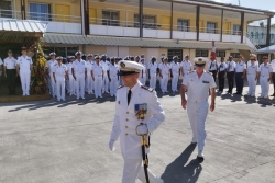 Rémi Kaufmann, nouveau commandant de la base navale militaire de Dzaoudzi
