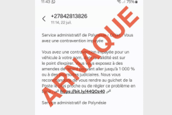 Attention aux SMS frauduleux qui incitent à régler une contravention impayée !