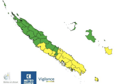 Vigilance jaune en Nouvelle-Calédonie : vents violents et fortes pluies attendus ce lundi