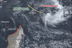 Saison cyclonique 2025-2026 : Awo, une première tempête baptisée dans l'océan Indien en plein mois d'août