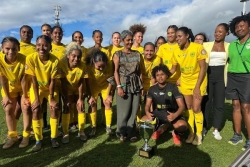 Le tout premier Trophée des Championnes revient aux filles du Saint-Denis FC, victorieuses de la Tamponnaise (2-0)