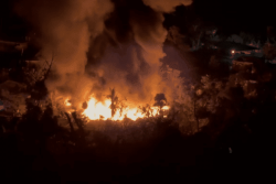 Un garage a été victime d'un incendie ce samedi soir à M'tsapéré