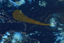 Tempête tropicale Erin : vers un ouragan de catégorie 2 à 3 au large des îles du Nord ce week-end