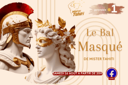 Mister Tahiti 2025 : première apparition des candidats lors du bal masqué, à suivre en direct sur Facebook