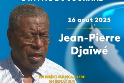 Jean-Pierre Djaïwé, invité du JT de 19h30