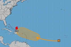 Erin repasse en catégorie 4 au large des Bahamas, une onde tropicale pourrait devenir dépression à l'approche des Antilles dès jeudi
