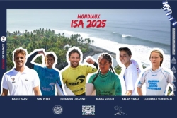 SURF. Trois Tahitiens rejoignent l'équipe de France pour les Mondiaux