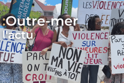 Féminicides en Guadeloupe: Minute de silence et appel à l'action contre les violences faites aux femmes, dans Outre-mer l’actu du 29 août 2025.