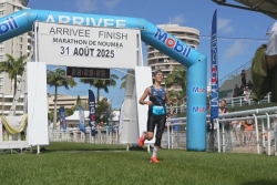 Marathon de Nouméa : la Calédonienne Natalia Prado s'impose chez les femmes, le militaire Gabriel Esprada remporte le classement général