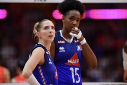 Championnat du monde de volley-ball : fin de parcours pour la Guadeloupéenne Amandha Sylves et la Calédonienne Sabine Haewegene avec l’équipe de France