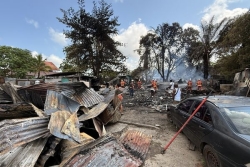 Incendie à Saint-Laurent-du-Maroni : 28 familles touchés, près d'une centaine de sinistrés