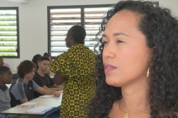 Rentrée au lycée de Macouria,  « Cela facilite la vie de tout le monde » se réjouit la professeure de français Yvana Amaral enfant de la commune