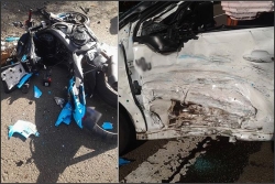 Un motard perd la vie sur la route à Ajoupa Bouillon